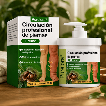 Crema profesional PURELORA® para la circulación de las piernas