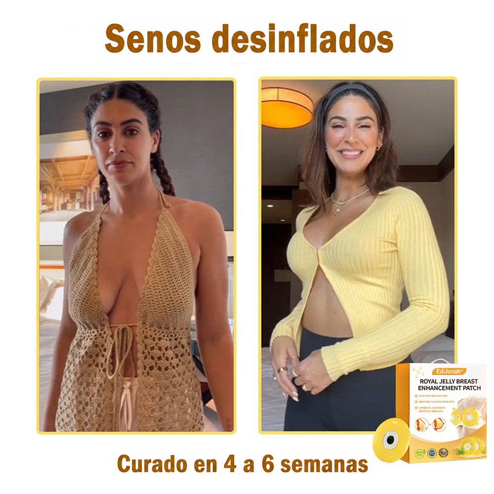 【Tienda Oficial Insignia】𝙀𝙙𝙞𝙟𝙤𝙣𝙖𝙝®🩰 Parche de Aumento de Busto con Jalea Real. Seguro para su uso durante la lactancia.