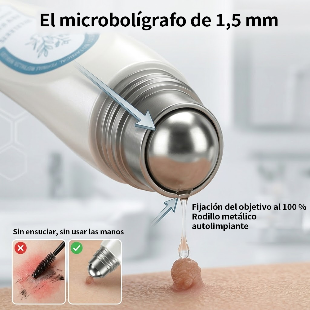 Tienda oficial de la marca | ✅💎 Purelora® Borrador de verrugas y manchas de 7 días (Aplicador roll-on: sin dolor ni cicatrices)