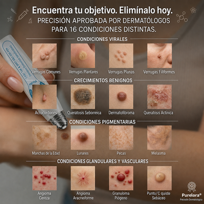 Tienda oficial de la marca | ✅💎 Purelora® Borrador de verrugas y manchas de 7 días (Aplicador roll-on: sin dolor ni cicatrices)