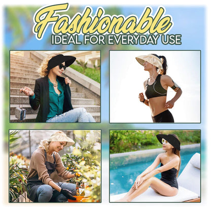 2-Way solhatt hårband