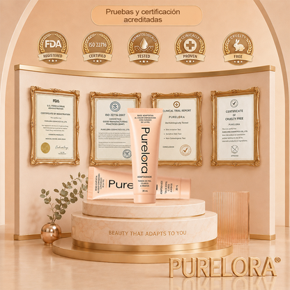 💖【Tienda Oficial】PURELORA® AdaptaShade Foundation — Base de maquillaje con cuidado de la piel que se adapta al tono