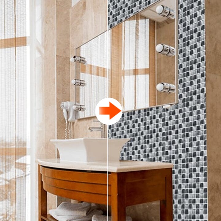 3D vattentäta väggplattor klistermärken