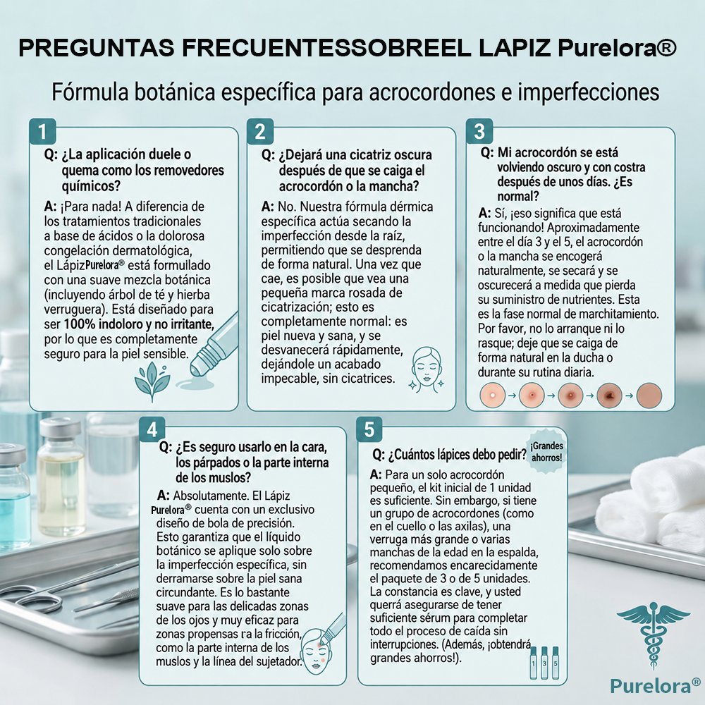 Tienda oficial de la marca | ✅💎 Purelora® Borrador de verrugas y manchas de 7 días (Aplicador roll-on: sin dolor ni cicatrices)