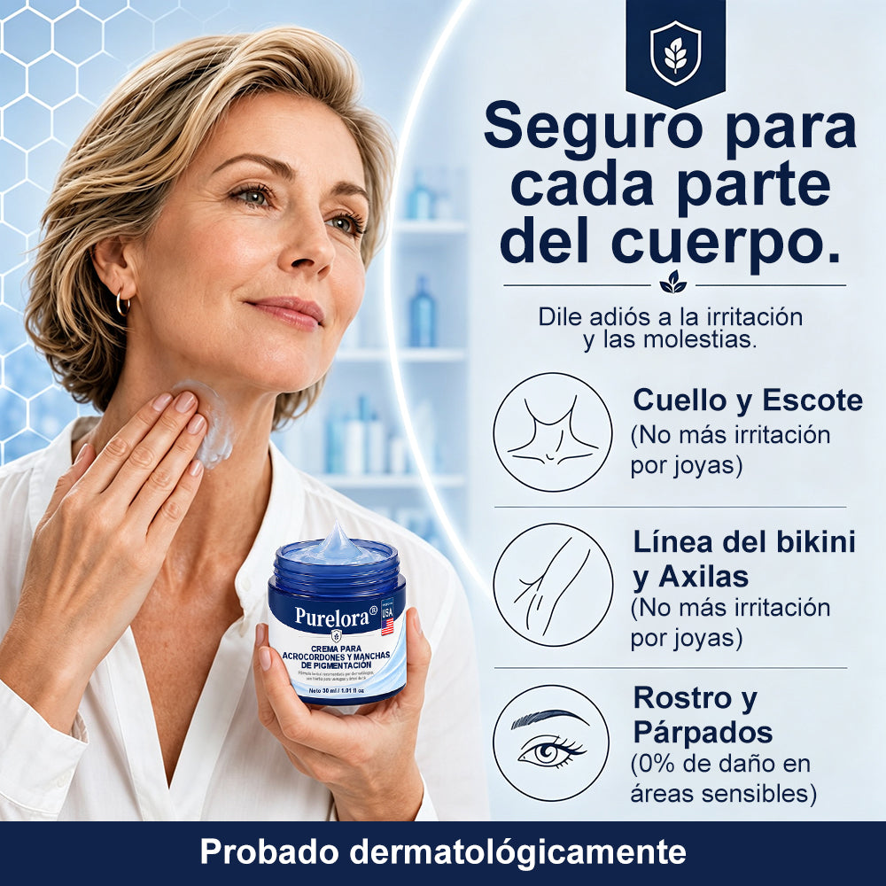 Crema PURELORA® para eliminar verrugas cutáneas e imperfecciones en 7 días (fórmula indolora, sin cicatrices) 🌹🌹