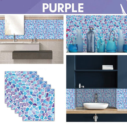 3D vattentäta väggplattor klistermärken